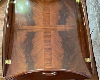 Flame Mahogany Butler's Table. Photo 2 of 3.