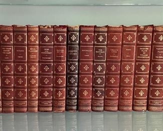 The Fine Editions Press Classic Books Leather Bound Book Set.