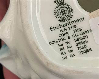 Royal Doulton "Enchantment" Figurine. Photo 2 of 2.