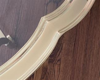 Vintage Labarge Scalloped Brass & Glass Coffee Table. Measures 42ʺW × 42ʺD × 16.5ʺH. Photo 3 of 3.