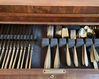 Four-Piece Placesetting for 12 by 1950s Dirilyte. Photo 1 of 3.