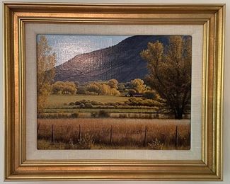 John L Myrup Landscape. Measures 15.5" x 11.5" Unframed; 22" x 17" Including Frame. Photo 1 of 2.