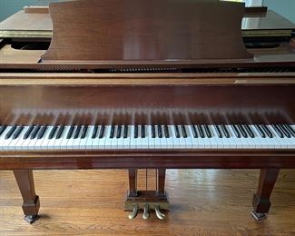 1983 Model M Steinway Piano In Mahogany Finish. Photo 1 of 5.