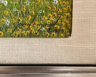 John L Myrup Landscape. Measures 11.5" x 8.5" Unframed; 16" x 13" with Frame. Photo 2 of 2.