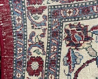 Vintage Persian Tabriz. Measures Approximately 9 ' x 11'. Photo 4 of 4.