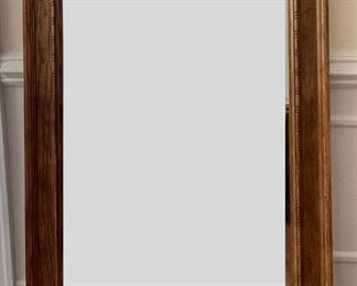 Vintage Wood Mirror.