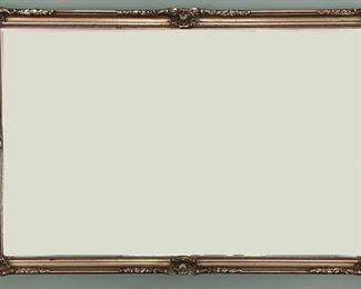 Silver Gilt Frame Mirror. Measures 52” x 35.” Photo 1 of 2.
