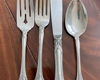 4-Piece International Sterling Silver Place Setting. Service for 8. Additional Pieces Available, Too. Photo 3 of 3.