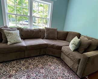 Four-Piece Sectional Sofa - BRAND NEW! Measures 88" W x 38" D x 116" L. Photo 1 of 3.