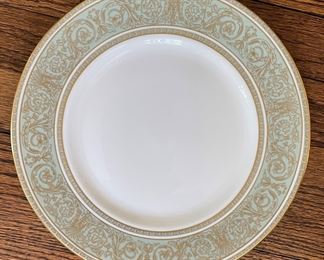 Royal Doulton English Renaissance China Set:
12 Soup Bowls, 10 Salad Plates, 8 Dinner Plates, 12 Bread & Butter Plates, 12 Cup & Saucers and 10 Serving Pieces. Photo 1 of 6.