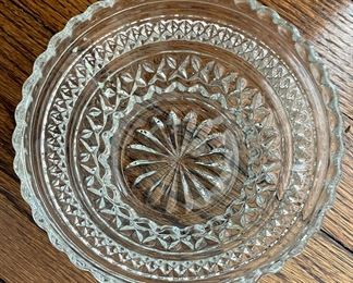 Set of 12 Depression Glass Salad Plates & Fruit Bowls. Photo 2 of 3.