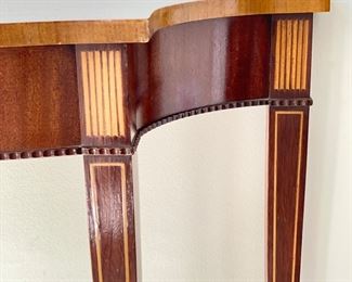 Demi-Lune Entry Table / Console with Satinwood Inlay. Measures 39.5" W x 12" D x 32" H. Photo 4 of 4.