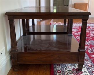 Pair of Vintage Henredon Side Tables. Great As Is But Would Be AWESOME Painted. Ask Us About Using Painting. Each Measures 22" x 27" x 22.5" H. Photo 3 of 4.