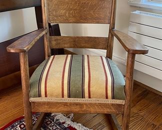 Wood Rocking Chair.
