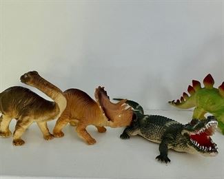 Dinosaur and Alligator Toys Figurines.
