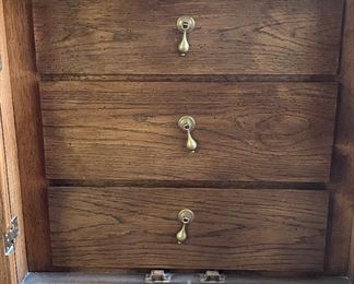 Mid-Century Century Bureau / Side Board. Great As Is But She'd Be Awesome With A Custom Paint Job! Measures 76" W x 19" D x 30.5" H. Photo 2 of 3.