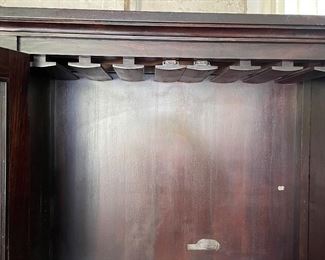 Vintage Bar Cabinet. Measures 42" x 14" D x 72" H. Photo 2 of 2.
