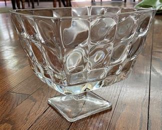 Footed Glass Compote. Photo 3 of 3.