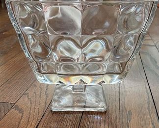 Footed Glass Compote. Photo 1 of 3.