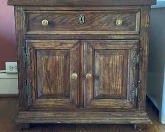 Pair of Mid-Century Century Side Tables. Great As Is But Would Be AWESOME Painted. Ask Us About Using Painting. Each Measures 26" x 16" x 25" H. Photo 1 of 3.