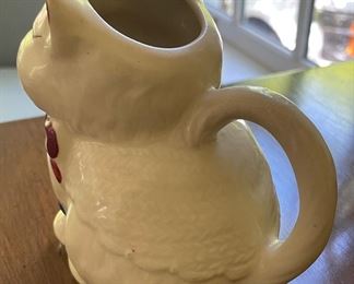 Shawnee Pottery Puss n Boots Creamer. Photo 2 of 3.