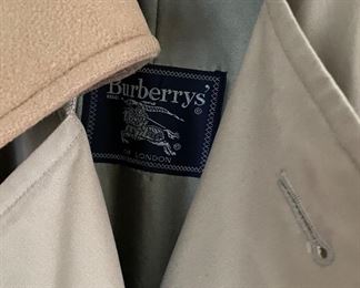 Burberrys London Vintage Raincoat with Wool Liner.