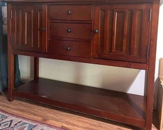 Mission Style Buffet Table