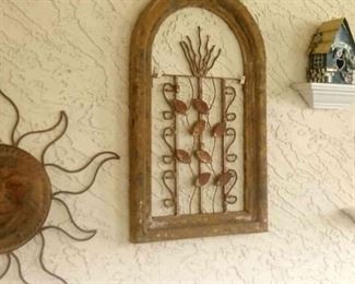 Outdoor Wall Hangings, Birdhouse With Shelves