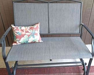 Small Gliding Patio Couch