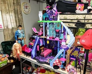 Monster High Doll Castle and Accessories. 