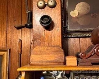 Antique Plain Front Telephone