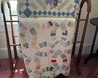 Many Hand and Machine made quilts, here's just a couple.  