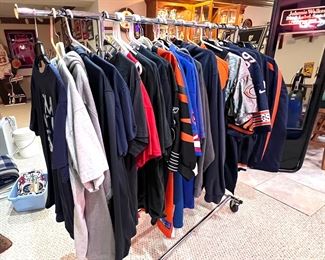 LOTS! of men's sports shirts and jackets