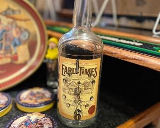 Early Times bottle clock