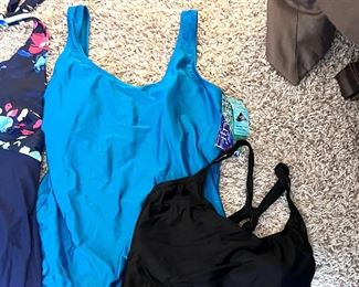 Ladie's swimsuits - size 1X to 3X - most are new 