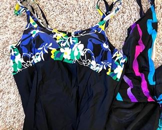 Ladie's swimsuits - 1X to 3X - most are new