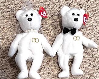 Bride and Groom Beanie Babies 