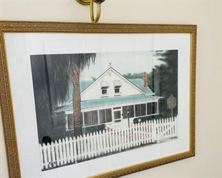 Signed original Firas. 29" x 21.5"