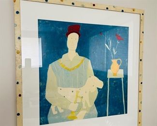 Amara Spence print 39 1/4"w x 41.5" t (One of three with matching frames available) 