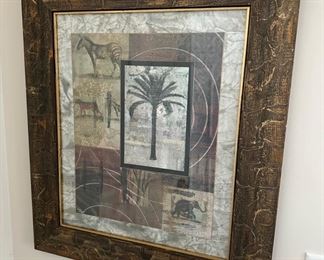 23 3/4" x 31" framed art