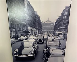 Black and white photo on board 30" x 40" 