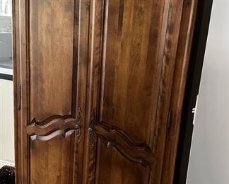 Ethan Allen wardrobe 43" w x 75.5" t x 22" d 