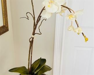 Faux orchid 27" tall 