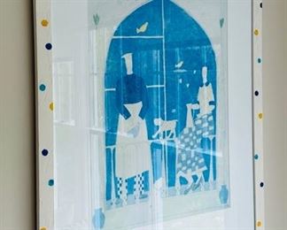 Amara Spence framed print 