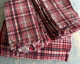 Williams & Sonoma red, white and blue tablecloth and 12 cloth napkins 100" x 69" tablecloth