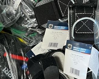 Exercise accessories, tube bands, ankle cuffs