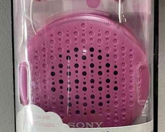SST010 - Brand New Sony Sweet Little Buds Stereo Headphones w/Case w/Speaker #2 of 2