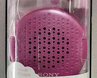 SST009 - Brand New Sony Sweet Little Buds Stereo Headphones w/Case w/Speaker #1 of 2