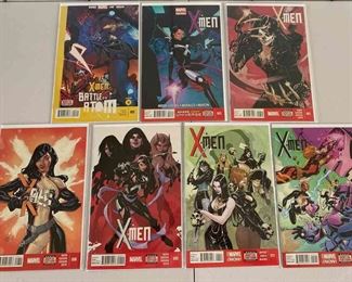 SST307 - Seven Issues Marvel Now! X-Men Comics Bagged & Boarded