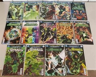 SST317 - Fourteen Issues DC Universe Rebirth Comics Green Lanterns 2017